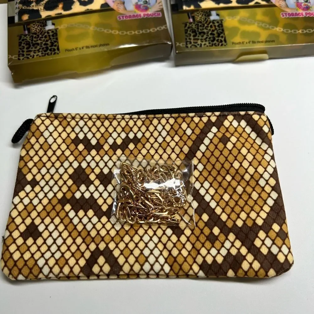Bundle of 6 masks Pouches & Lanyards NWT